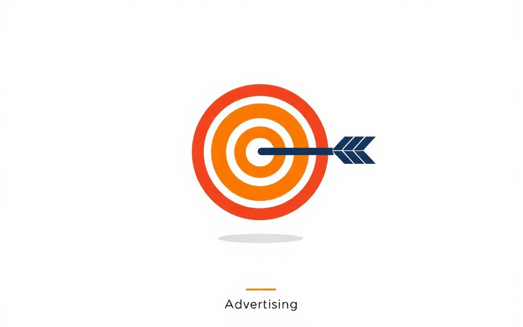 Icona di un bersaglio con una freccia, simbolo di targeting pubblicitario