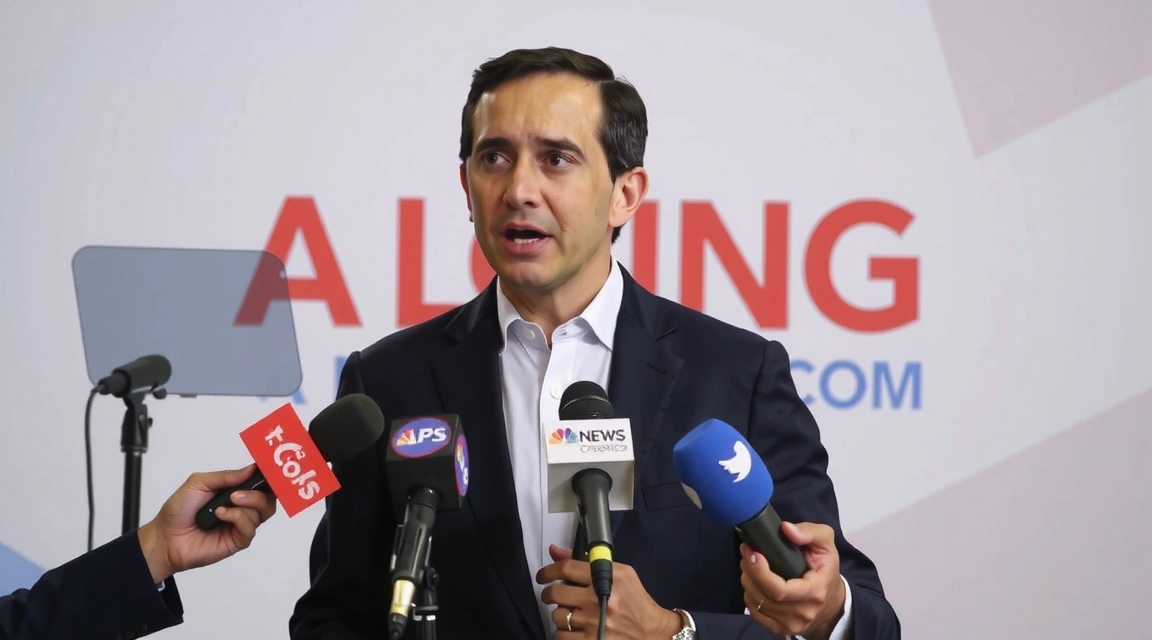 Conferenza stampa politica