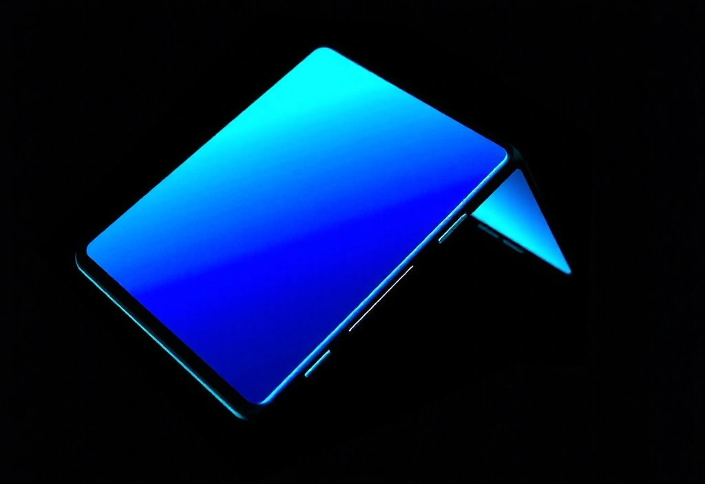 Immagine di uno smartphone pieghevole di ultima generazione